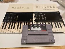 The Miracle Piano Teaching System Super Nintendo SNES Cartridge and guide RARE