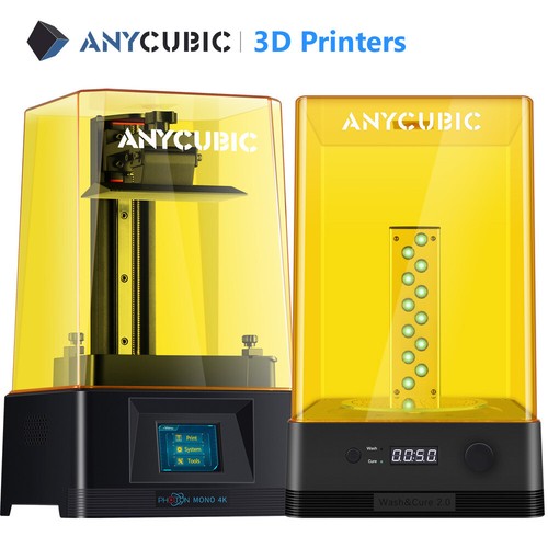 Anycubic Photon Mono 4k Sla Lcd Resin 3d Printer With Wash And Cure 2 0 3d Resin Ebay