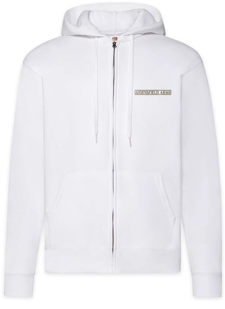 Aidensfield Arms Zipper Hoodie Heartbeat Pub Symbol Logo Public Hourse Goathland