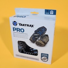 Yaktrax Pro Small Winter Boot Shoe Traction Device Grips Black Crampons Ice Slip