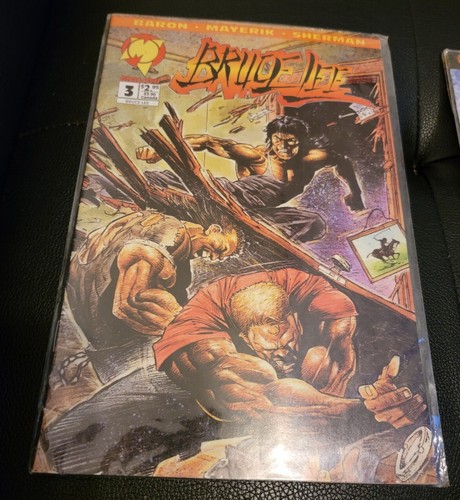 Bruce Lee Malibu Comic 3 Hefte #1 3 & 5 Baron Mayerik Sherman Neu - Bild 3 von 5