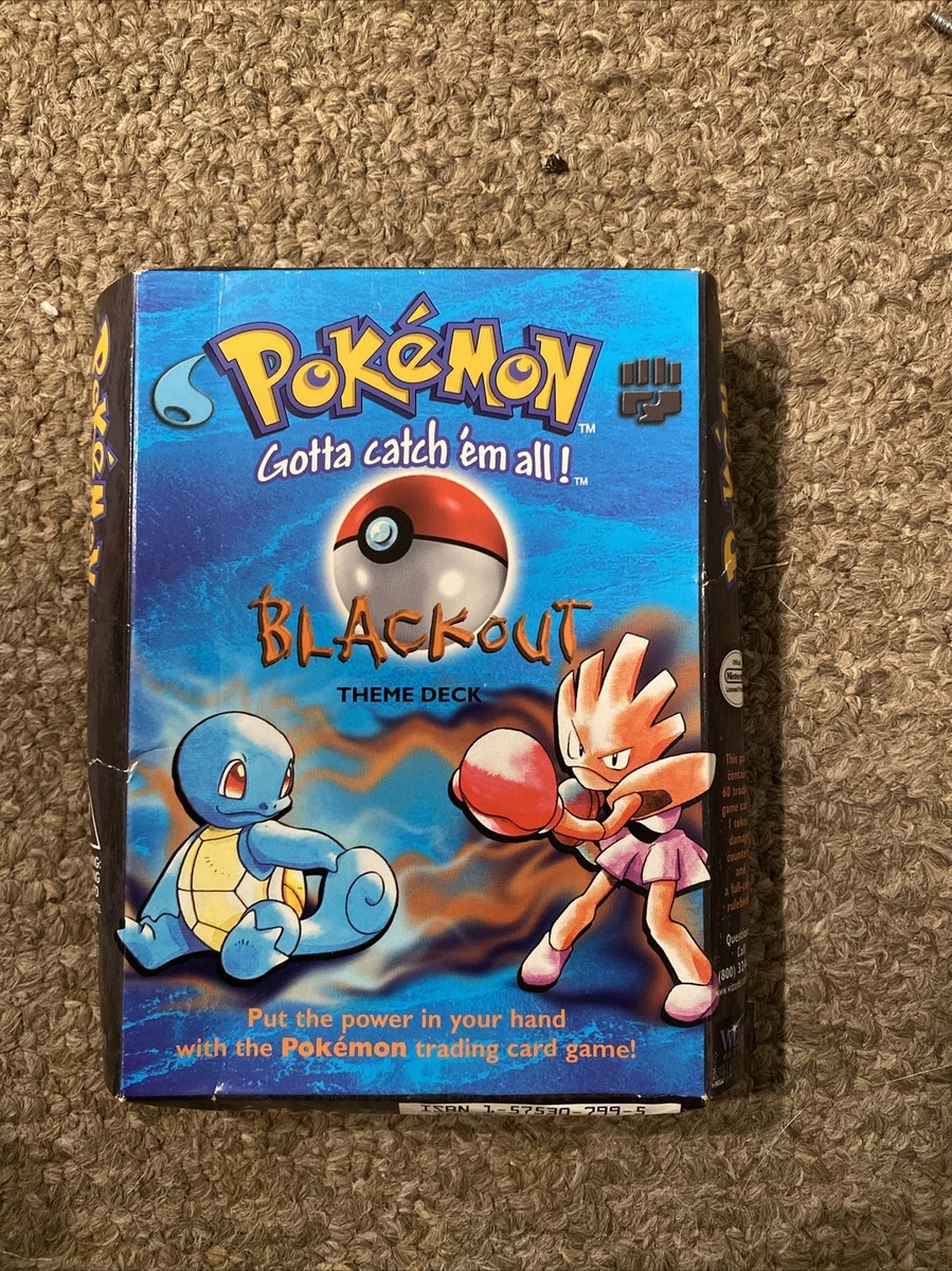Wizards of the Coast Pokémon Blackout Theme Deck - No Cards