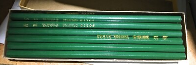 Vintage J.R. Moon Pencil CO. Solid Drawing Pencil 66 2H Box Of 12 | eBay