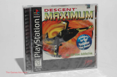 Descent Maximum - Sony PlayStation 1, Interplay 1997 Brand New