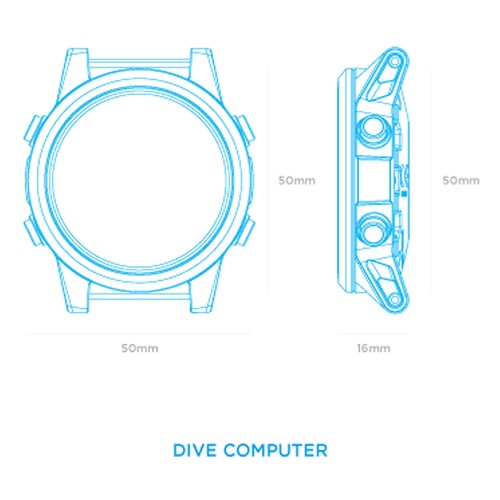 Computadora de buceo Shearwater Research Tern - Imagen 4 de 5