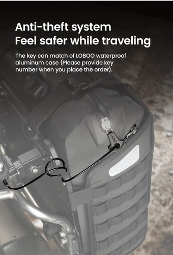 30L+30L Alps Inflatable Motorcycle Side Bags – Waterproof TPU Quick Access - Foto 12 di 23