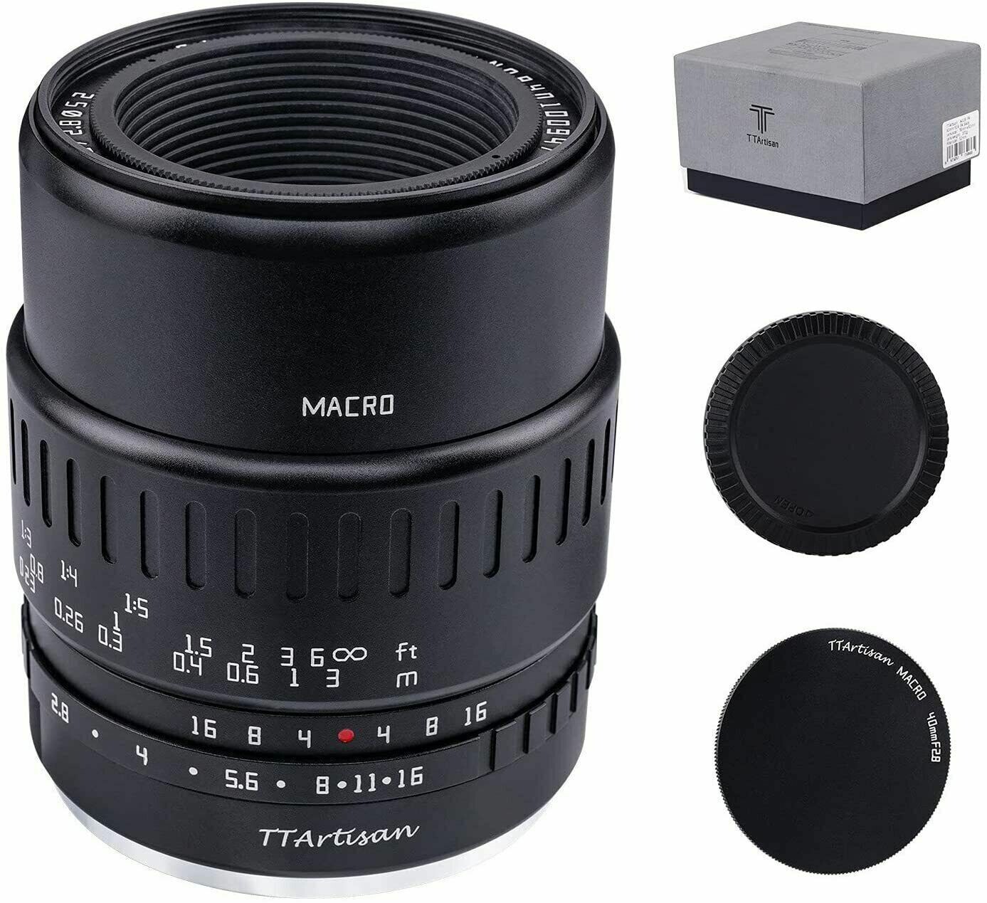 Objectif macro TTArtisan 40mm f2.8 APS-C focale fixe photo macro pour Nikon Z