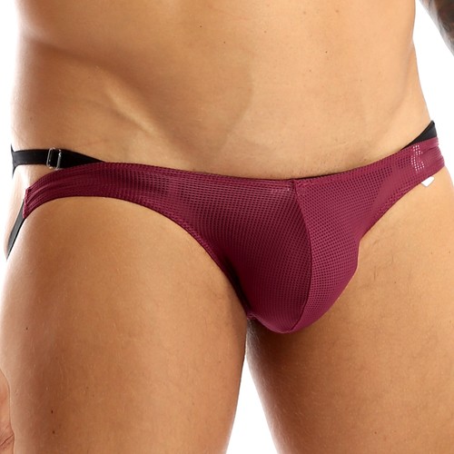 Mens Mesh See Through Underwear T-Back G-String Brief Sexy Bikini Thong Lingerie - Picture 4 of 30