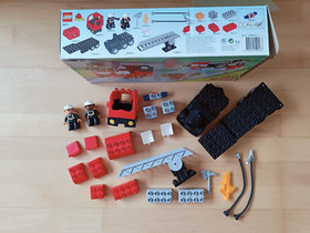$$$ LEGO DUPLO Fire Truck (4977) Fire Truck Complete Good Condition $$$