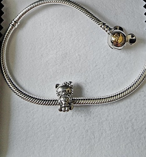 New Hello Kitty Sterling Silver Charm For Jewelry Bracelet - Picture 4 of 5