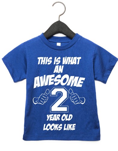 Camiseta This Is What An Awesome 2 Year Olds Like 2nd Birthday Two Second - Imagen 4 de 14