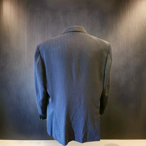 Brioni Blue Wool Dual Vents 3Btn Jacket 46 L - Picture 3 of 5