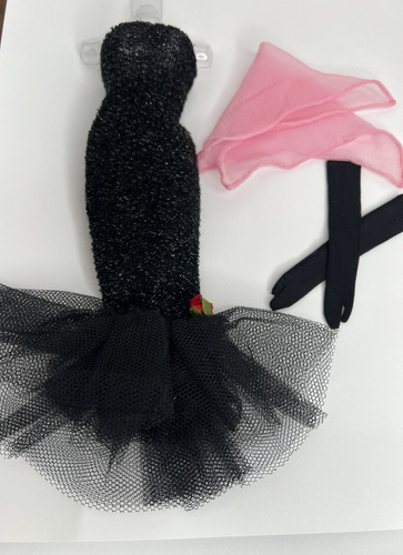 Barbie SOLO IN THE SPOTLIGHT #982 1960 Vintage Fashion Gloves Scarf - Picture 1 of 13