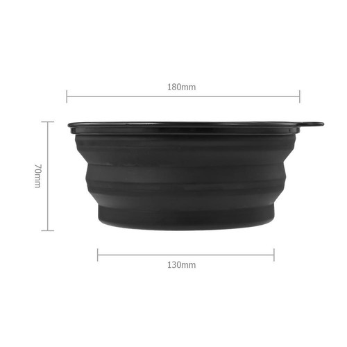 Reflection-free Collapsible Silicone Lens Hood for Camera Phone (Large) - Zdjęcie 4 z 7