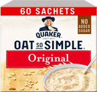 Quaker Oat So Simple Original 27g x 60 Sachets, Microwaveable