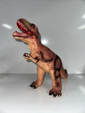 Vintage Tyrannosaurus Dinosaur 9" Toy Soft Rubber