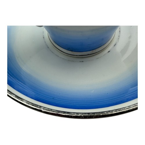 Vintage Gladstone China Tea Cup And Saucer Blue 3480 - Picture 3 of 11
