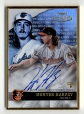 2020 Topps Gold Label Framed Autographs Hunter Harvey Rookie Auto Baltimore