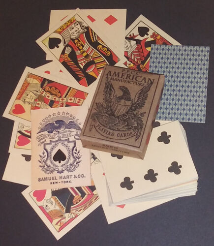 Faro Playing Cards of the Old West & Civil War Faro - Pharo - Poker - Picture 1 of 7