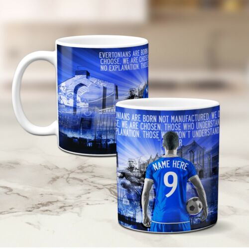 Personalised Football Mug Fan Cup Fathers Birthday Valentines Day Gift AFM - Picture 53 of 143