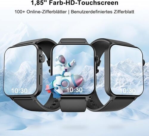 Smartwatch Herren mit Schrittzähler Pulsuhr Armbanduhr Sportuhr für Android iOS - Bild 5 von 11