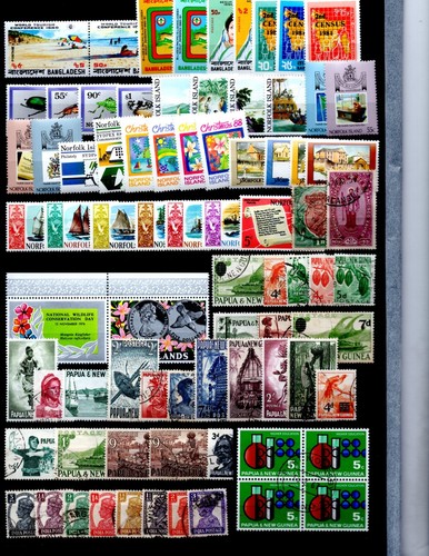 BRITISH COMMONWEALTH 1870-1980 MASSIVE COLLECTION OF 1000+ STAMPS  MINT AND USED - Picture 8 of 14