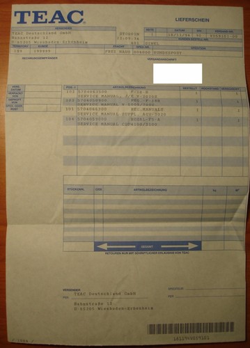 Teac Service Manual V-770/CD-P3100&4100/AG-V3020+supp - Picture 9 of 9