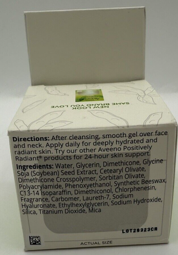 Crema hidratante en gel Aveeno Positively Radiant 1,7 OZ - Imagen 5 de 9