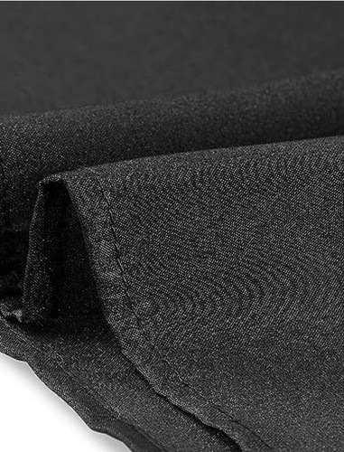 women s long sleeve / Button Down Chiffon Top W/ Slits On Side / Black - Picture 8 of 8