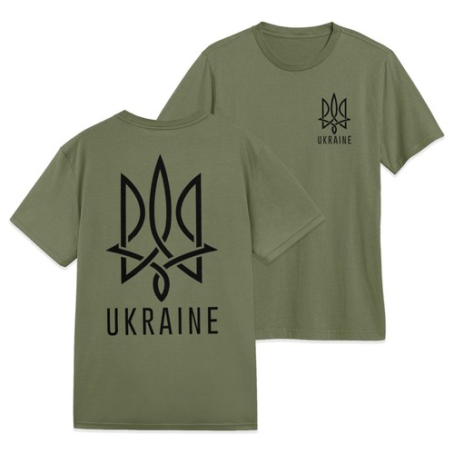 Ukrainisches T Shirt, Ukraine T Shirts, Selenskyj T-Shirt, Ukraine Dreizack T-Shirt - Bild 3 von 9