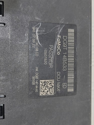 2013-2016 Ford Fusion Door Control Module Front Right OEM DG9T-14B533 - Picture 5 of 5