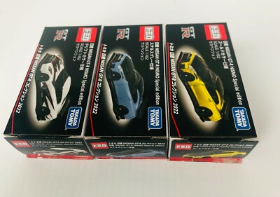 TOMICA Nissan GT-R Collection Nismo 2022 Special Edition Set of 3