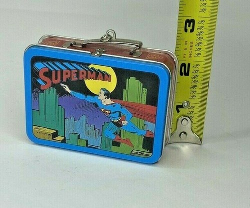 Hallmark Keepsake Ornament Superman Edizione Commemorativa Lunch Box 1998 - Foto 12 di 12