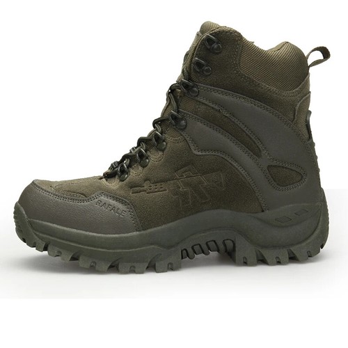Botas Safty para Hombres Botas de Senderismo al Aire Libre Botas de Goma Antideslizantes Botas de Combate del Desierto - Imagen 10 de 28