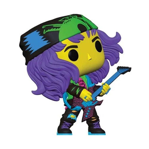 Funko Stranger Things S4 Eddie y Guitarra Blacklight Entertainment Earth Exclusivo - Imagen 2 de 2