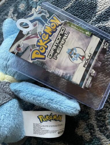 Pokemon Riolu Fighting Type Jakks Pacific Nintendo Blue Mini Plush Doll 2007 - Picture 4 of 7