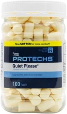 Flents Quiet Please Ear Plugs| 100 Pair Bonus Pack | NRR 29