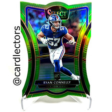 2019 Panini Select RYAN CONNELLY #153 Premier Level Neon Green PRIZM /49 GIANTS