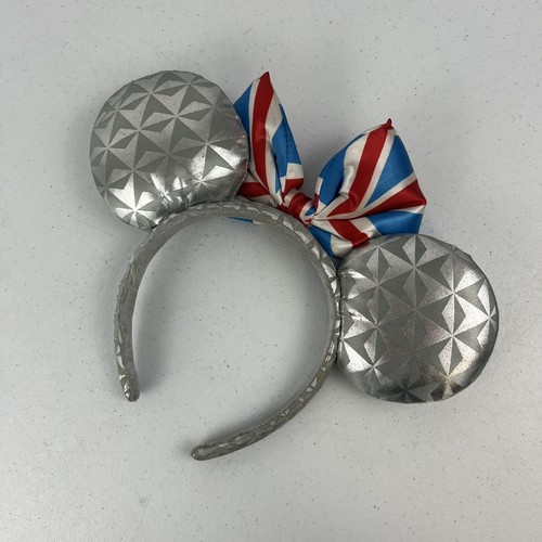 Disney EPCOT Spaceship Earth United Kingdom UK Flag Minnie Ears - Picture 4 of 4