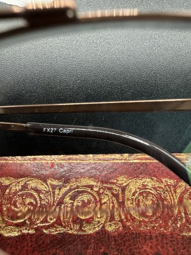 Flexure Capri FX27 Men's Coffee Memory Titanium Eyeglasses Frames 53-19-145 - Picture 2 of 7