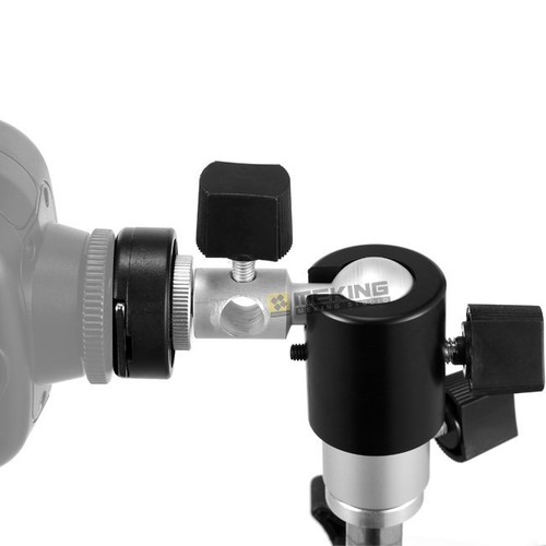 Flash Bracket Swivel Ball Head Umbrella Mount Holder Tripod Light Stand Adapter