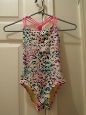 Breaking Waves One Piece Swimsuit Size 7
