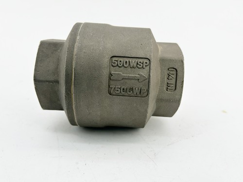 New Durabla CF8M 1-1/4" SCV Check Valve 500WSP 750CWP - Picture 4 of 5