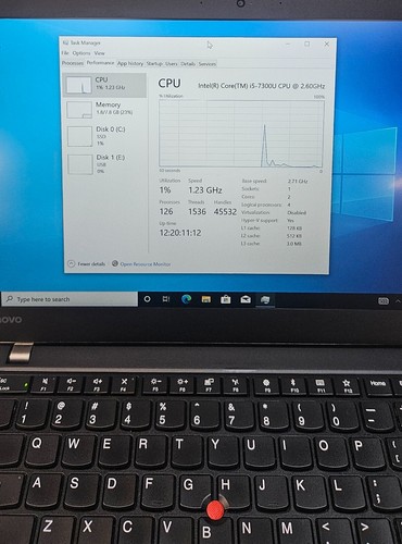 Lenovo Thinkpad T470 14'' (240GB SSD Intel Core i5-7300U 2.6GHz 8GB RAM) Laptop - Picture 2 of 5