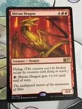 C5150 MAGIC GATHERING MTG W17 SHIVAN DRAGON #022 RARE NM