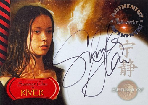 Serenity/Firefly - RIVER/Summer Glau - Authentic Autograph - A7 - Ultra RARE