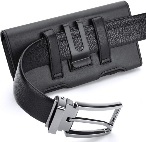 For iPhone 16 15 14 13 12 11 Pro Max 8 Plus Leather Carrying Belt Case Cover - Picture 18 of 42
