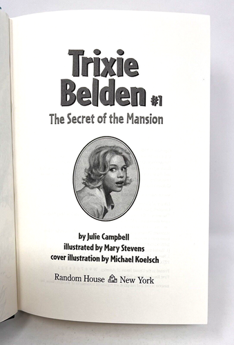 Trixie Belden The Secret of the Mansion Julie Campbell 1st Random House Edition - Picture 4 of 5