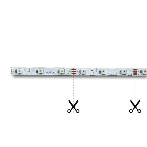 12V WS2815 IC 3535 RGB LED Strip Light S Shape Bendable Individual Addressable - Picture 7 of 13