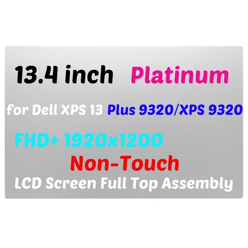 LCD Screen Display Complete Assembly 13.4" for Dell XPS 13 Plus 9320/XPS 9320 - Picture 7 of 14